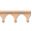 Picture of 1 5/8" W x 1/2" THK Wood Moulding