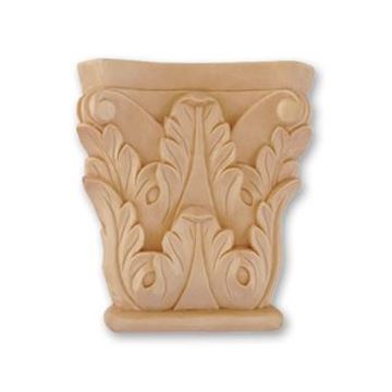 Picture of 5-5/8" X 5-1/2" Handcarved Capital Applique