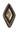 Picture of 2-1/4" Casa Rope Edge Diamond Plain Knob 
