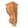 Picture of Unfinished Small Acanthus Corbel Rubberwood (CORBEL-A-13-RW)
