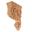 Picture of Unfinished Acanthus Bar Bracket Alder (CORBEL-A-4-ALD)