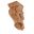 Picture of Unfinished Large Grape Corbel Rubberwood (CORBEL-G-3-RW)
