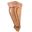 Picture of Unfinished Large Traditional Corbel Rubberwood (CORBEL-T-3-RW)