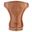 Picture of Unfinished Leg Carved Acanthus Red Oak  (LEG-2-RO)
