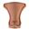 Picture of Unfinished Leg Carved Leg Rubberwood (LEG-1-RW)