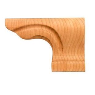 Picture of Unfinished Pedestal Foot Right Maple (PED-R-MP)