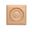 Picture of Unfinished Rosette 3-3/4" x 3-3/4" x 1" Rubberwood (R-8-RW)