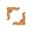 Picture of Handcarved Corners Pairs Cherry (335CH)