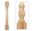 Picture of Handcarved Mantel Bases  Posts Red Oak (501O)